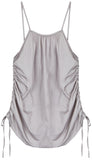 Dinzer Shirring Mid-Length One Piece