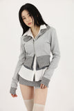 Ted color matching zip-up