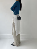 [set] Dining layered knit two-piece