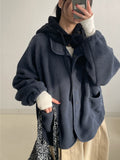 Uju High Neck Raglan Fleece Jacket