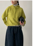 Stripe Fleece Turtleneck T-Shirt
