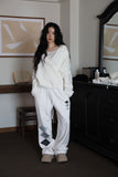 Loose fit wrap sweater