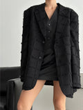 Tessel Check Over Jacket