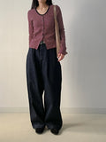 Wave Stripe Cardigan T-Shirt
