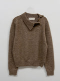 Unbalanced Collar Loose Fit Knit