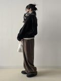 Check Fringe Long Muffler