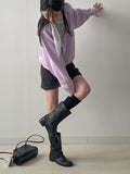 Sharp Hairy Mini Skirt