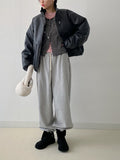 [Quilting/unisex] Deep Leather Overfit Blouson