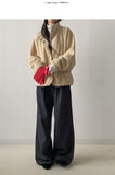 Uju High Neck Raglan Fleece Jacket