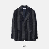 Tessel Check Over Jacket