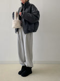[Quilting/unisex] Deep Leather Overfit Blouson
