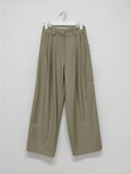 Hayden Two-Tuck Long Wide Slacks