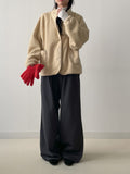 Uju High Neck Raglan Fleece Jacket