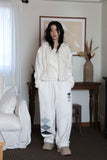 Loose fit wrap sweater