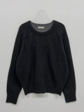 [Basic/wool 70%] Demure Roundneck Raglan Knit