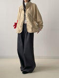 Uju High Neck Raglan Fleece Jacket