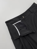 Hayden Two-Tuck Long Wide Slacks