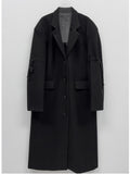 [unisex] Ribbon Two-Way Overfit Long Coat