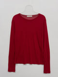 Lees Tencel See-through Layered T-Shirt