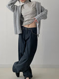 344 Vintage Brushed Balloon Wide Denim Pants