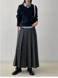 Demure V-neck Raglan Knit