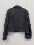 Fringe 3 Button Overfit Crop Jacket
