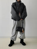 [Quilting/unisex] Deep Leather Overfit Blouson