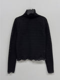 Punching Lace Polar T-shirt
