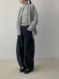 344 Vintage Brushed Balloon Wide Denim Pants
