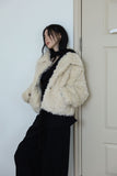 Twinkle fur muffler