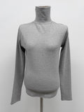 Stripe Fleece Turtleneck T-Shirt