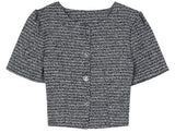 Daom Crop Tweed Jacket