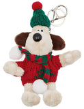 Christmas Dog Keyring