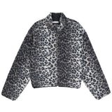 Leopard Shearing Padded Jacket