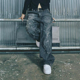 SPLASH PAINTING DENIM PANTS