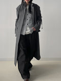 [unisex] Ribbon Two-Way Overfit Long Coat