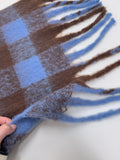 Check Fringe Long Muffler