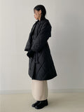 Teddy banding H-line long skirt