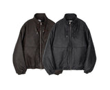 [Quilting/unisex] Deep Leather Overfit Blouson