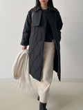 Teddy banding H-line long skirt