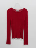 Bella Wool Slit Knit T-Shirt