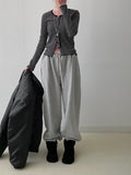Wave Stripe Cardigan T-Shirt