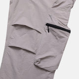 Multi-Pocket Zipper Nylon Pants