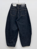 344 Vintage Brushed Balloon Wide Denim Pants