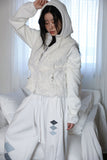 Loose fit wrap sweater