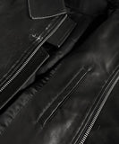 Berlin Crack Washing Leather Jacket