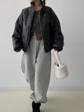 [Quilting/unisex] Deep Leather Overfit Blouson