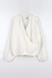 Loose fit wrap sweater