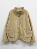Uju High Neck Raglan Fleece Jacket