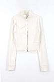 Ted color matching zip-up